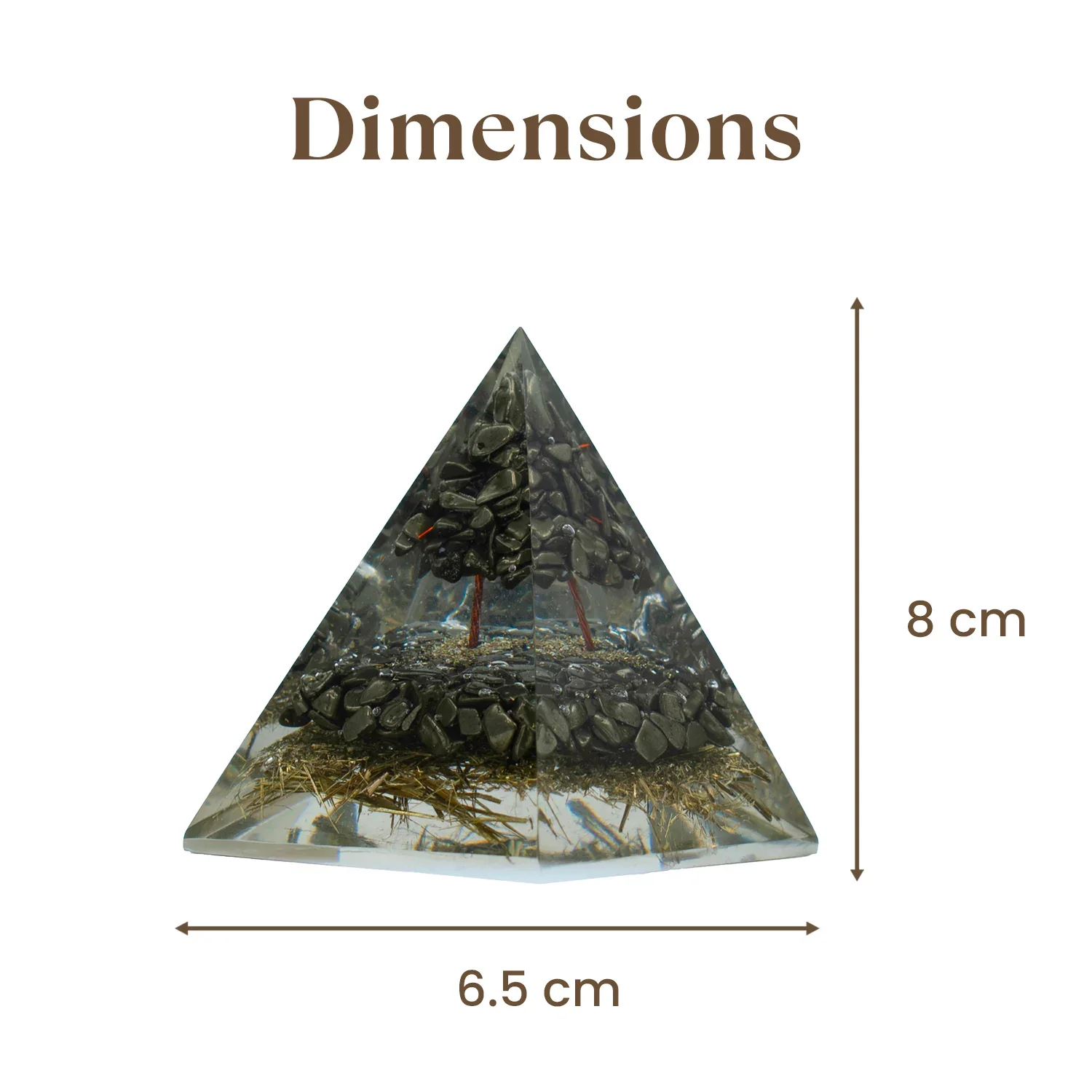 Pyrite Money Magnet Pyramid - Image 5