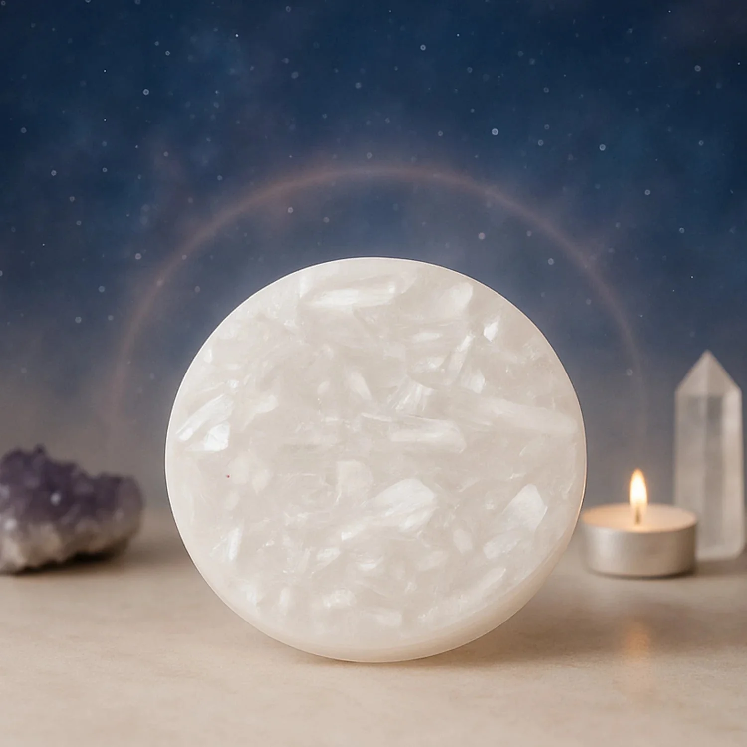 Dhan Lakshmi Bracelet with Free Raw Selenite Plate - Image 7